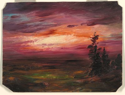 夕闇 作： Frederic Edwin Church