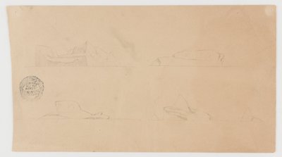 浮かぶ氷山 作： Frederic Edwin Church