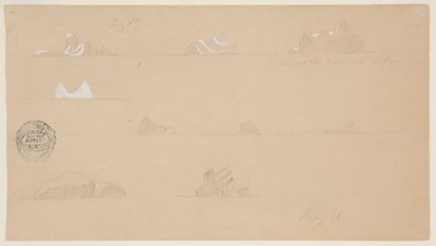 浮かぶ氷山 作： Frederic Edwin Church