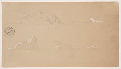浮かぶ氷山 作： Frederic Edwin Church