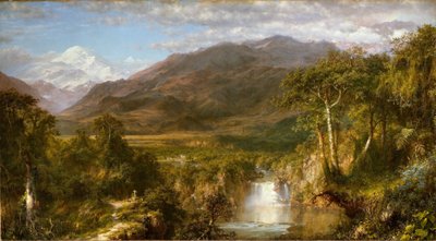 アンデスの中心 作： Frederic Edwin Church