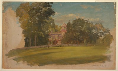 ニューヨーク州ハドソンの家 作： Frederic Edwin Church
