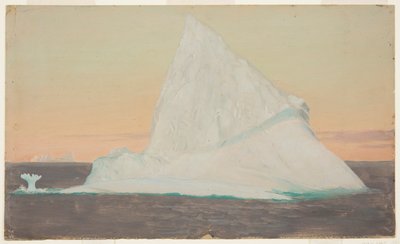 氷山と氷の花 作： Frederic Edwin Church