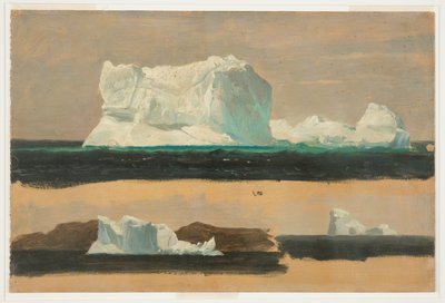 氷山、ツインゲート 作： Frederic Edwin Church