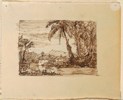 との想像上の風景 作： Frederic Edwin Church