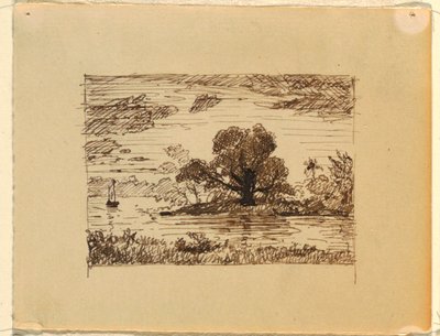 架空の川の風景 作： Frederic Edwin Church