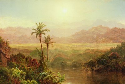 アンデスにて 作： Frederic Edwin Church