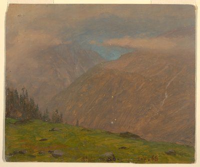 イタリアアルプス 作： Frederic Edwin Church