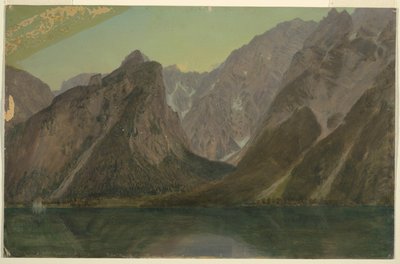 バイエルン州ベルヒテスガーデン近くのケーニヒスゼー 作： Frederic Edwin Church