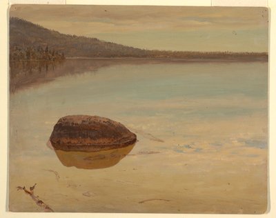 カターディン湖？ 作： Frederic Edwin Church
