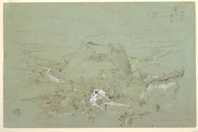 グアランダ、エクアドルの近くの風景 作： Frederic Edwin Church