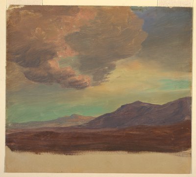 パレスチナまたはシリアの近くの風景 作： Frederic Edwin Church