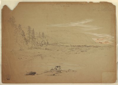ロングズ エディ、グランド マナン島、カナダ 作： Frederic Edwin Church