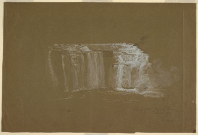 ローワー フォールズ、ジェネシー川、ロチェスター、ニューヨーク 作： Frederic Edwin Church