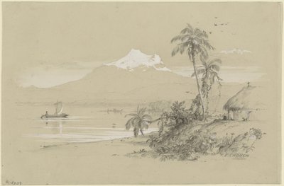 マグダレナ川、ニュー グラナダ、エクアドル 作： Frederic Edwin Church