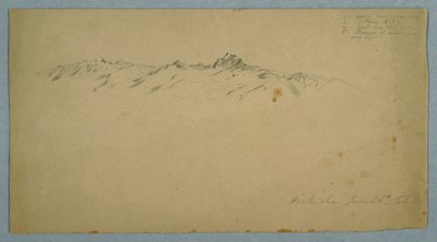 エクアドルのチロにあるピチンチャ山 作： Frederic Edwin Church