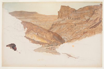 マウンテン ストリーム、イエメン バレー、パレスチナ 作： Frederic Edwin Church