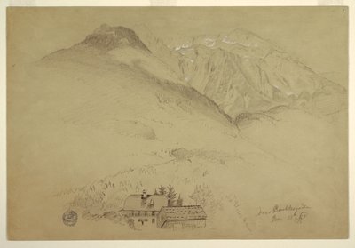 バイエルン州ベルヒテスガーデン近くのマウント ゴエルとブレット 作： Frederic Edwin Church