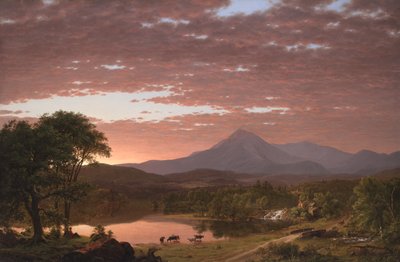 山Ktaadn、1853 作： Frederic Edwin Church