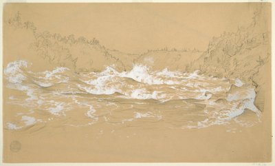 ナイアガラ川渓谷 作： Frederic Edwin Church