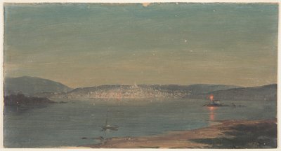 港の夜景 作： Frederic Edwin Church