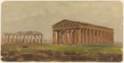 ペストゥム、ネプチューン神殿 作： Frederic Edwin Church