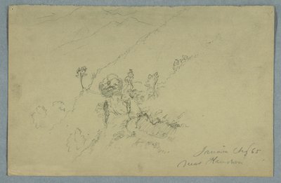 ジャマイカのホームステッド近くのブルーマウンテンを通る道 作： Frederic Edwin Church