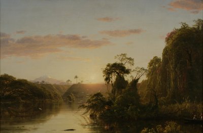マグダレナのシーン、1854 作： Frederic Edwin Church