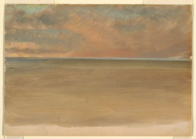 遠くにアイスキャップがある海景 作： Frederic Edwin Church
