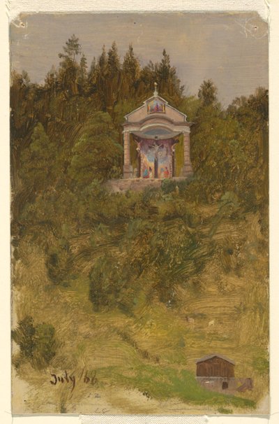 シュライン、バイエルン 作： Frederic Edwin Church