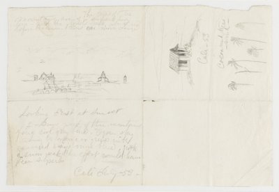 コロンビア、カレからのスケッチ 作： Frederic Edwin Church