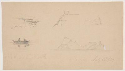 ラブラドールのスケッチ 作： Frederic Edwin Church