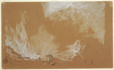 ナイアガラの滝からのスプレー 作： Frederic Edwin Church