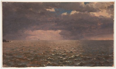 嵐の海 作： Frederic Edwin Church