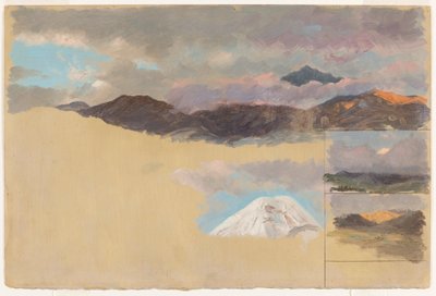 エクアドルのチンボラソ山の研究 作： Frederic Edwin Church