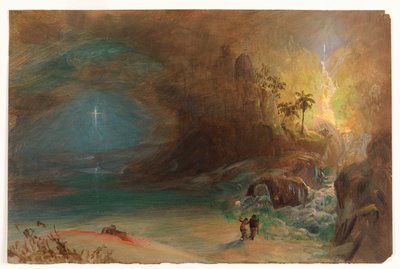 「トマス・コールへの神格化」のための習作 作： Frederic Edwin Church