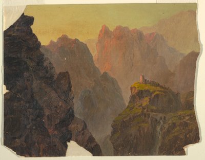 架空のアメリカの風景からの研究 作： Frederic Edwin Church