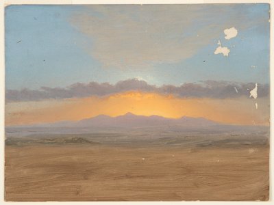 日没 作： Frederic Edwin Church