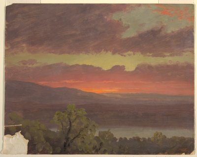 ジャマイカの夕日 作： Frederic Edwin Church