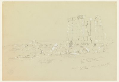 Semua [現在の as-Samu] が遠くにある寺院 作： Frederic Edwin Church