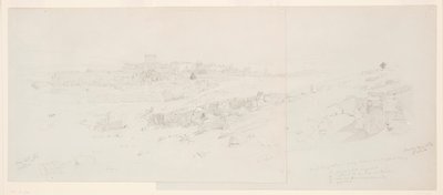 朝の寺院、バールベック 作： Frederic Edwin Church