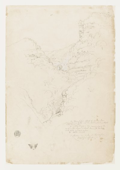 コロンビア、ボゴタ近郊のテケンダマ滝 作： Frederic Edwin Church
