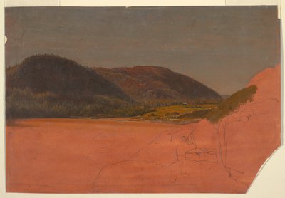 グレートヘッド、マウントデザートからのビーハイブとサンドビーチ 作： Frederic Edwin Church
