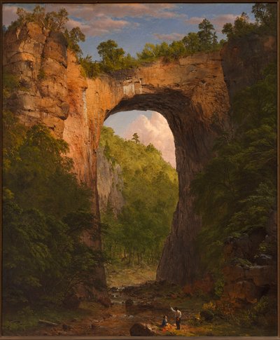 ナチュラル・ブリッジ（バージニア州 作： Frederic Edwin Church
