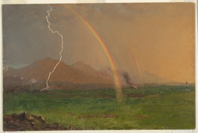 アルプスの雷雨 作： Frederic Edwin Church