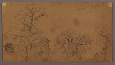 ツリー・トップス、ナイアガラ 作： Frederic Edwin Church