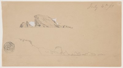 2 つの氷山 作： Frederic Edwin Church