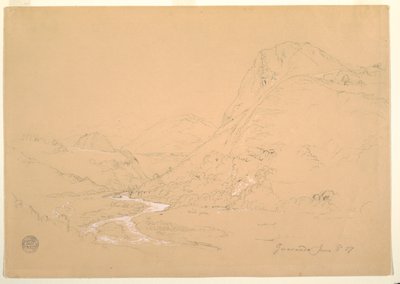 グアランダ近くの谷 作： Frederic Edwin Church