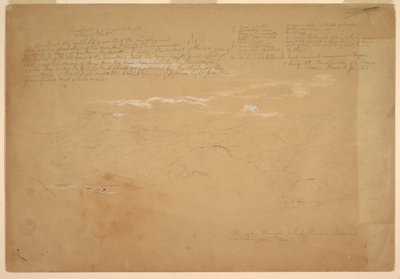 エクアドルのイバラとプンタルの間、チョタ渓谷を見下ろすビュー 作： Frederic Edwin Church