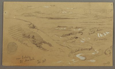 ワディ・エル・アラバの全景 作： Frederic Edwin Church